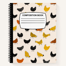 Chicken-Notebook-Spirale Notizblock