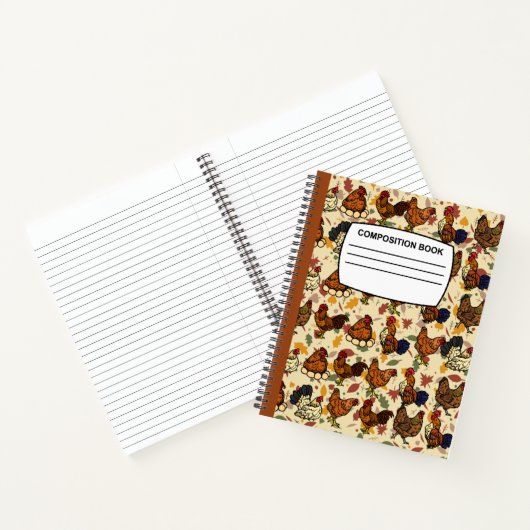 Chicken-Notebook-Spirale Notizblock (Innenseite)