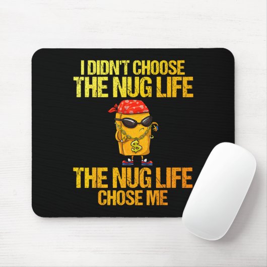 Chicken Nugget Art For Men Women Kids Chicken Nugg Mousepad (Mit Mouse)