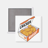 Chicken-Nugget-Box Magnet (Vorderseite/Rückseite)
