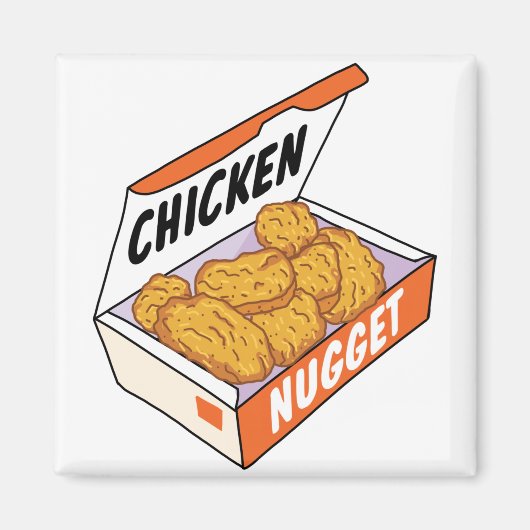 Chicken-Nugget-Box Magnet (Vorne)