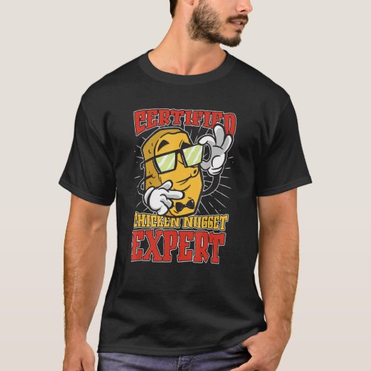 Chicken Nugget Expert Nugget  Chicken Nuggets Fast T-Shirt (Vorderseite)