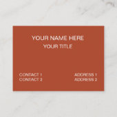 Chicken Nugget Fast Food Chicken Nugget Visitenkarte (Rückseite)