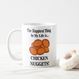 Chicken Nugget Fast Food Funny Chicken Nugget Kaffeetasse
