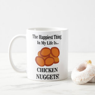 Chicken Nugget Fast Food Funny Chicken Nugget Kaffeetasse