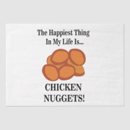 Chicken Nugget Fast Food Funny Chicken Nugget Seidenpapier