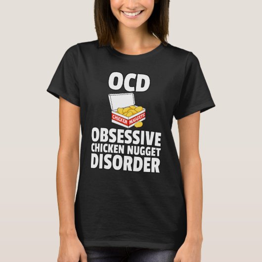 Chicken Nugget Hähnchen-Nuggets T-Shirt (Vorderseite)