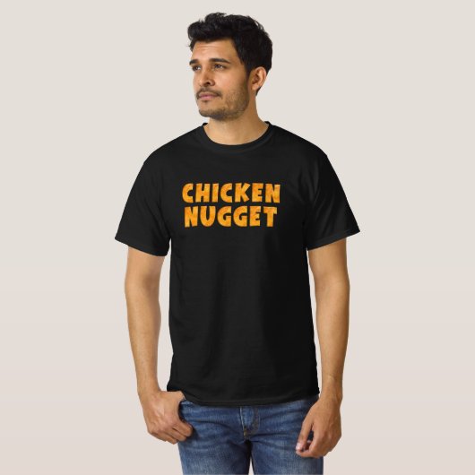 Chicken Nugget Halloween Kostümgeschenk T-Shirt (Vorne ganz)