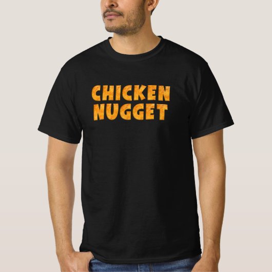 Chicken Nugget Halloween Kostümgeschenk T-Shirt (Vorderseite)