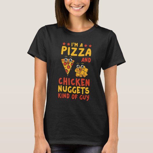 Chicken Nugget I Liebe Fried Chicken Nugget Fast f T-Shirt (Vorderseite)