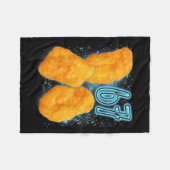Chicken Nugget Lover 67 Meme Six Seven Fried Chick Fleecedecke (Vorderseite (Horizontal))