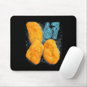 Chicken Nugget Lover 67 Meme Six Seven Fried Chick Mousepad (Mit Mouse)