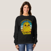 Chicken Nugget Queen Nug Life Funny Chicken Nugget Sweatshirt (Vorne ganz)