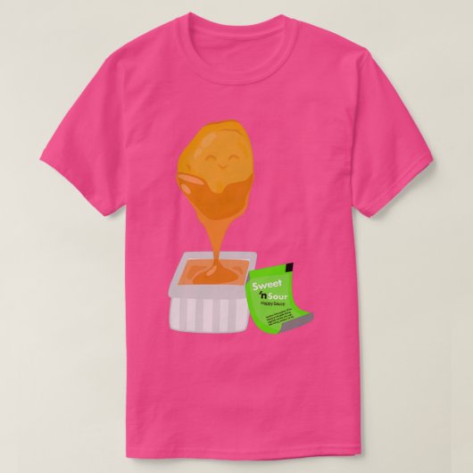 Chicken nugget sweet n sour sauce T-Shirt (Design vorne)