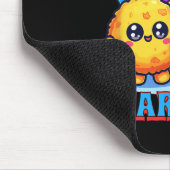 Chicken Nugget und Pommes Frites Autismus-Bewussts Mousepad (Ecke)