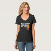 Chicken Nugget Wenn ich dippe, dippen wir 1 T-Shirt (Vorderseite Vollansicht)