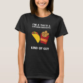 Chicken Nuggets And Fried Chicken Nuggets And Taco T-Shirt (Vorderseite)