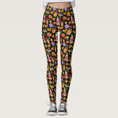 Chicken Nuggets & Dipping Soße Leggings (Vorderseite)