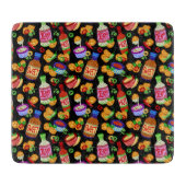 Chicken Nuggets & Dipping Soße Schneidebrett (Vorderseite)