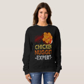 Chicken Nuggets Expert Fast Food Chicken Nugget Sweatshirt (Vorne ganz)