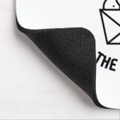 Chicken Nuggets ist die Lösung Mousepad (Ecke)