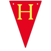 Chicken Nuggets Ketchup Junk Food Birthday Party Wimpelkette (Zweite Fahne)