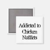 Chicken Nuggets Magnet (Vorderseite/Rückseite)