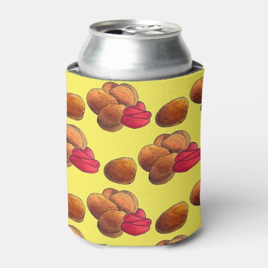 Chicken Nuggets mit Ketchup Junk Food Feinschmecke Dosenkühler (Kanne Vorderseite)