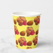 Chicken Nuggets mit Ketchup Junk Food Feinschmecke Pappbecher (Rechts)