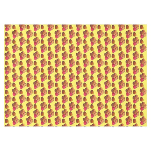 Chicken Nuggets mit Ketchup Junk Food Feinschmecke Tischdecke (Vorderseite (Horizontal))