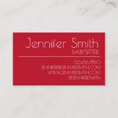 Chicken Nuggets mit Ketchup Junk Food Feinschmecke Visitenkarte (Rückseite)