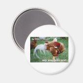 Chicken Nuggets - Rooster Magnet (Vorderseite/Rückseite)