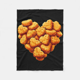 Chicken Nuggets sind mein Valentinsherz Lustiges V Fleecedecke