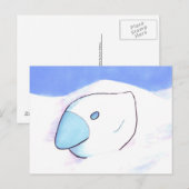 Chicken of Ice postcard Postkarte (Vorne/Hinten)