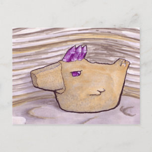 Chicken of Stone Postcard Postkarte