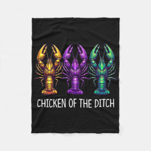 Chicken Of The Ditch - Mardi Gras Cajun Crawfish - Fleecedecke