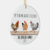 Chicken Ornament Weihnachtsgebäck Lover Geschenk (Rechts)