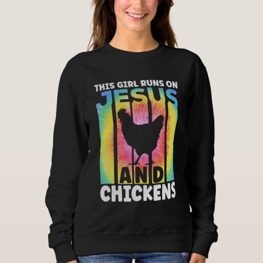Chicken Outfit for Chicken Hen Lovers Apparel Wome Sweatshirt (Vorderseite)