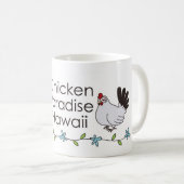 Chicken Paradise Hawaii Logo-Tasse Kaffeetasse (VorderseiteRechts)
