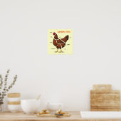 Chicken Parts Poster (Küche)