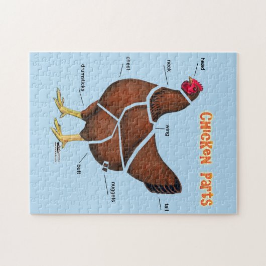 Chicken Parts Puzzle (Horizontal)