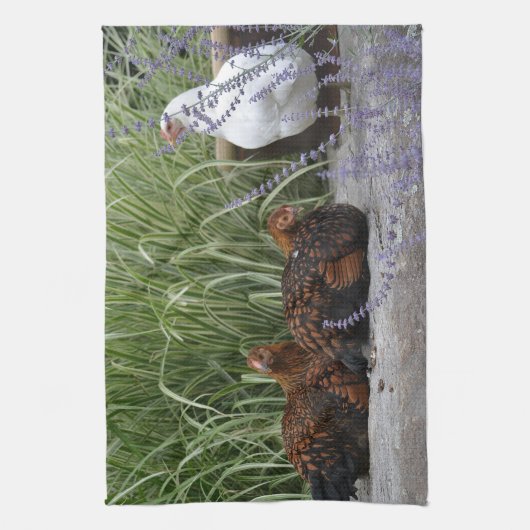 Chicken Party Küchentuch (Vertikal)