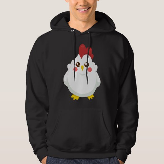 chicken pattern   hoodie (Vorderseite)