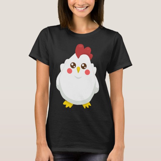 chicken pattern T-Shirt (Vorderseite)