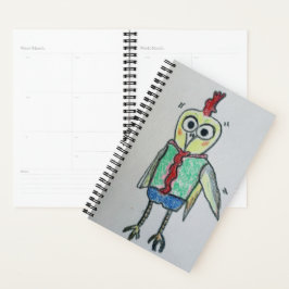 Chicken Plane Notebook Planer