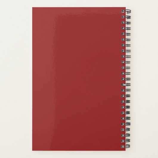 Chicken Plane Notebook Planer (Rückseite)