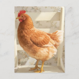 Chicken Postcard | Cute Farmhouse Greeting Postkarte
