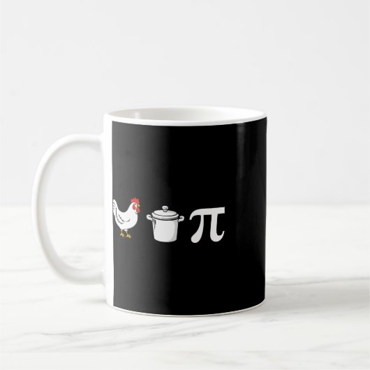 Chicken Pot Pi 3.14 Funny Pi Day Math Teacher Wome Kaffeetasse (Links)