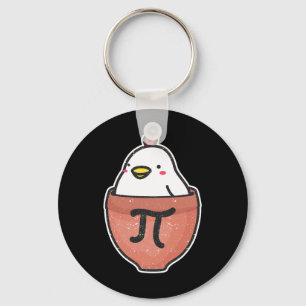 Chicken Pot Pi Day Funny Mathematik Lehrer Mathema Schlüsselanhänger