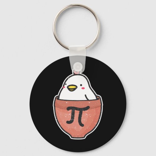 Chicken Pot Pi Day Funny Mathematik Lehrer Mathema Schlüsselanhänger (Vorderseite)